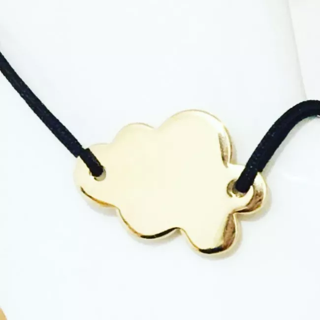 bracelet nuage en argent