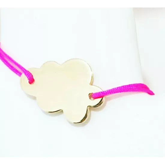 bracelet nuage en argent