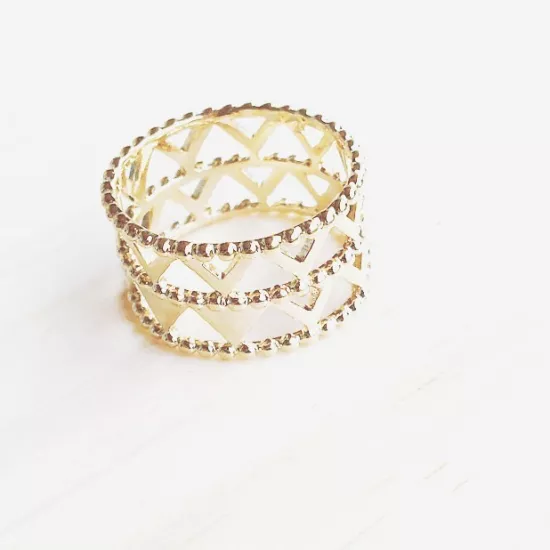 Bague Incana plaqué or