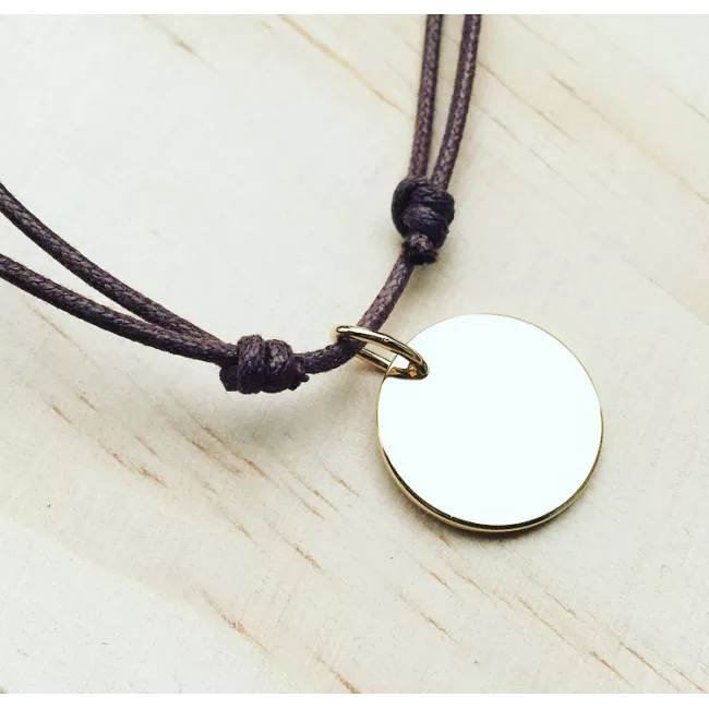 Collier Round Plaqué or