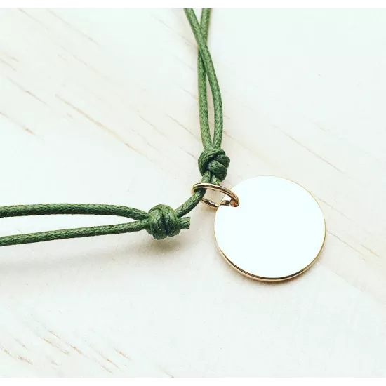 Collier Round Plaqué or