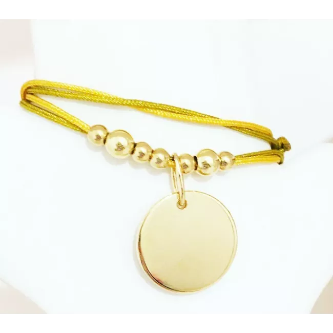 Bracelet Mandy Plaqué or