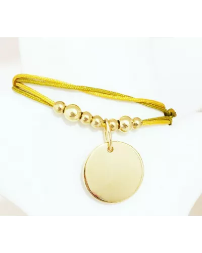 Bracelet Mandy Plaqué or