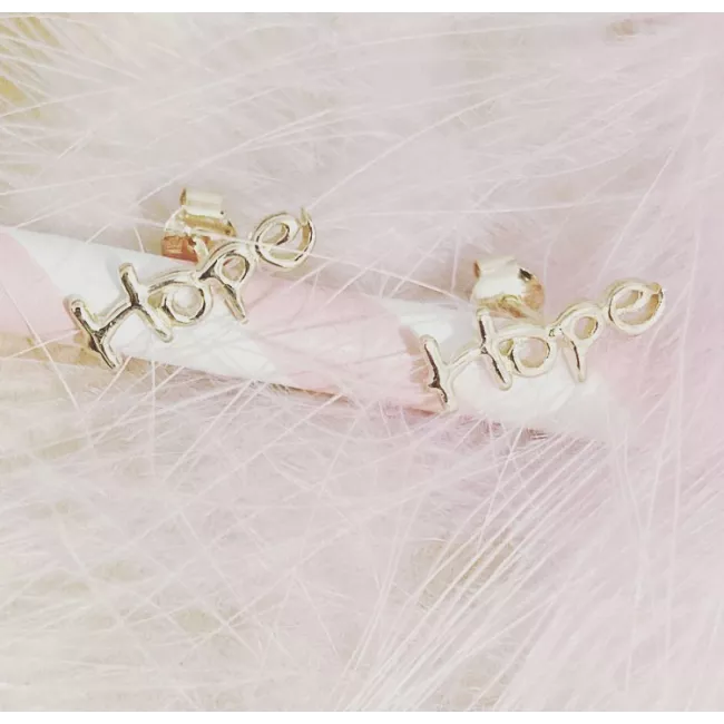 Boucles Miss Hope Plaqué or