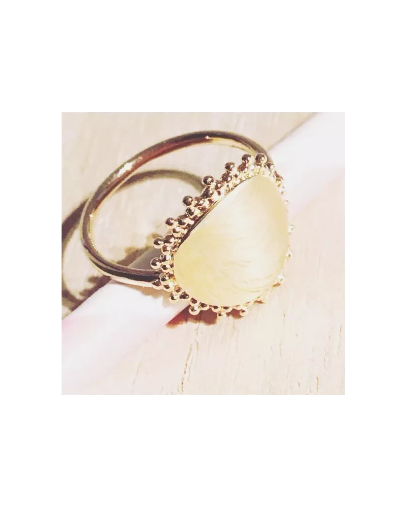 Bague Sol plaqué or