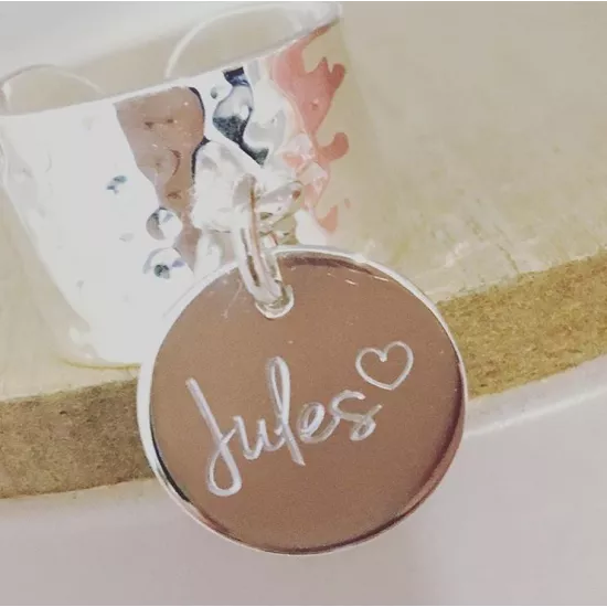Bague Pop Martelée