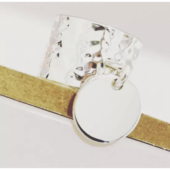 Bague Pop Martelée