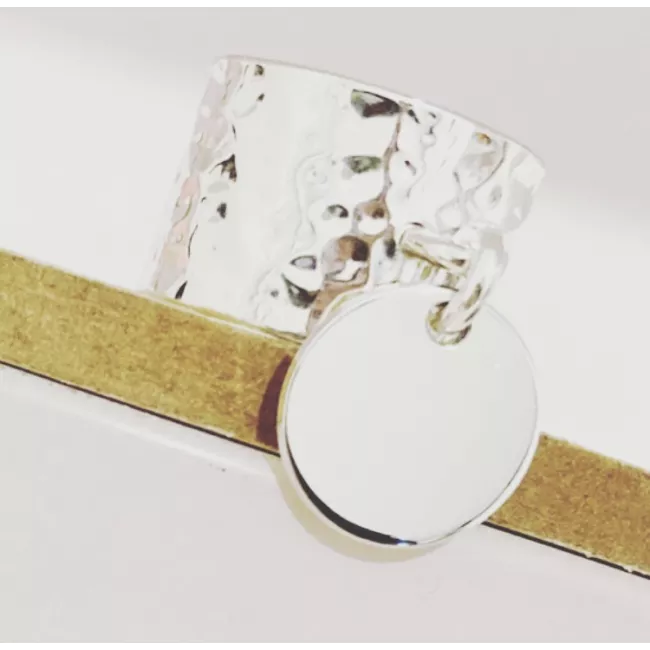 Bague Pop Martelée