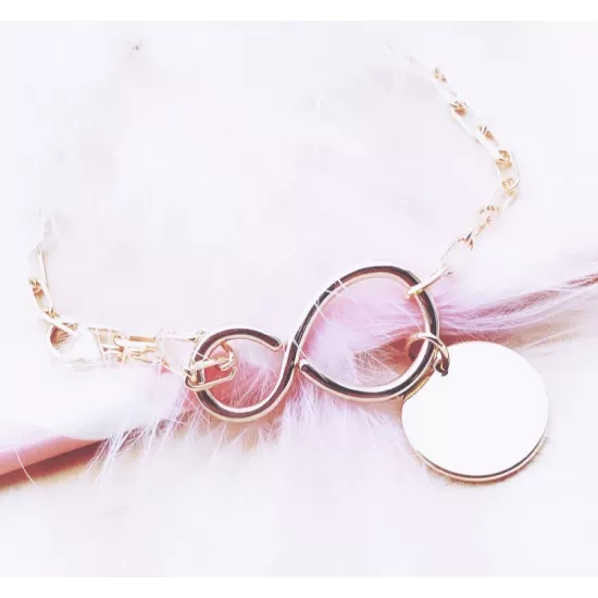 Bracelet Infinity Plaqué or