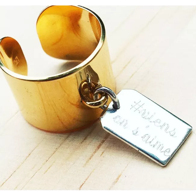 Bague Pop Label
