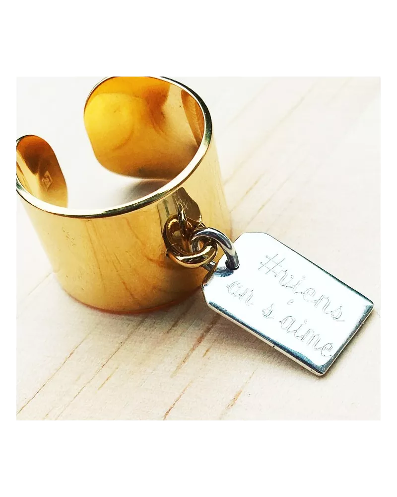 Bague Pop Label