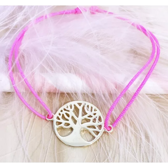 Bracelet Arbre de vie Plaqué or