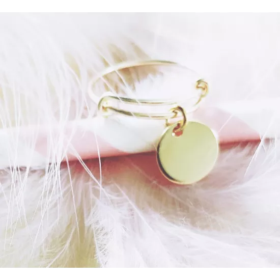 Bague Johanna Plaqué or