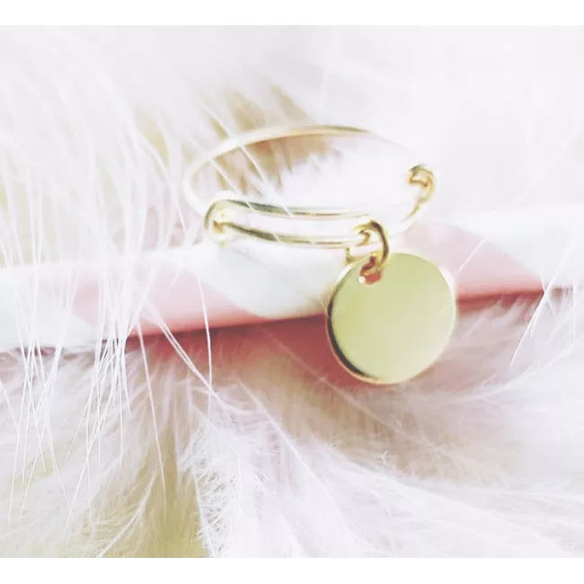 Bague Johanna Plaqué or