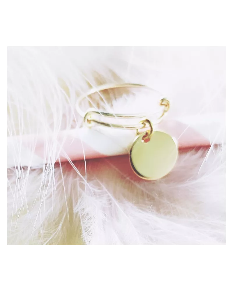 Bague Johanna Plaqué or