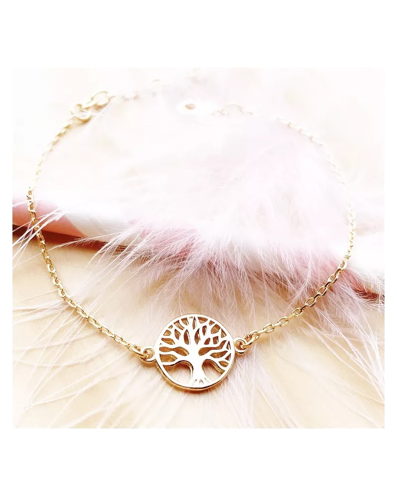 Bracelet Pretty Arbre de vie Plaqué or