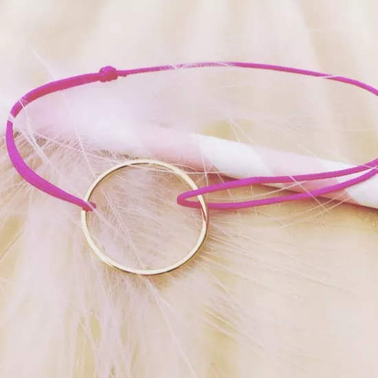 bracelet cercle évidé