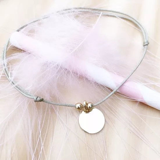 Bracelet Little Round Bubble Plaqué or