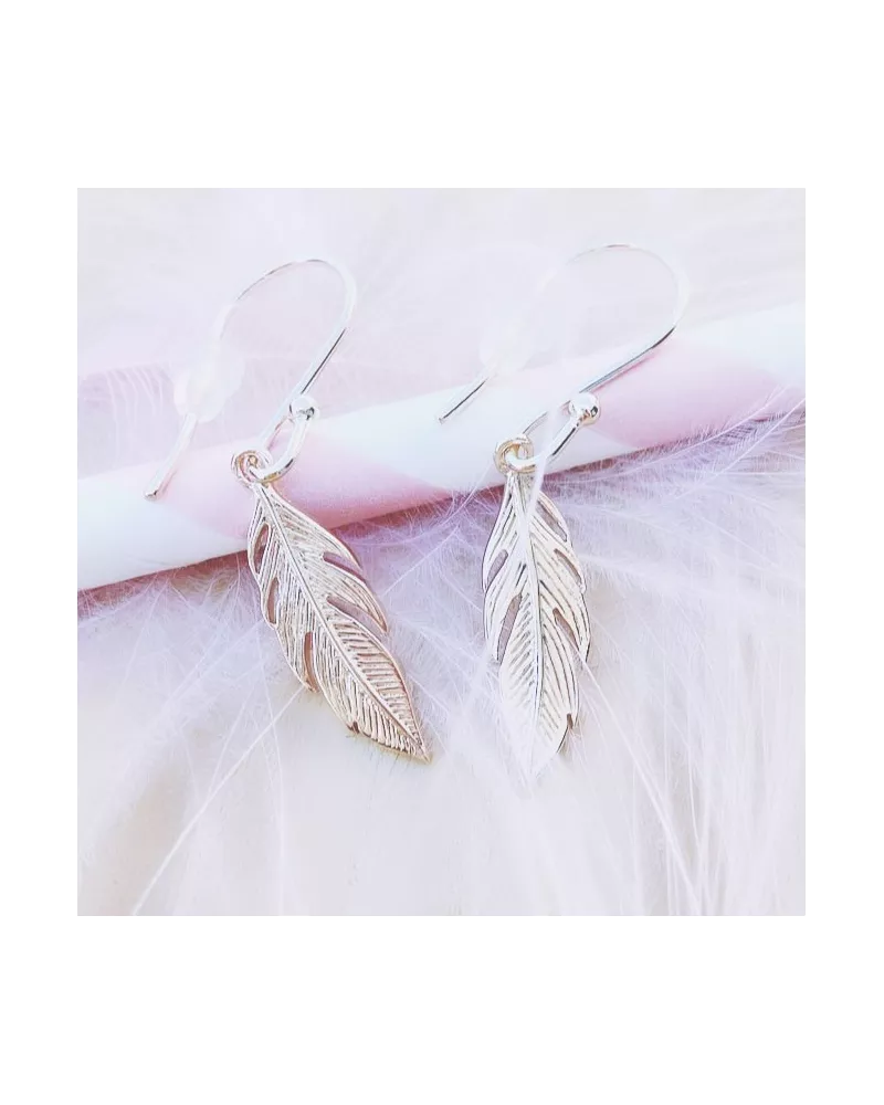 Boucles Plumettes Plaqué or