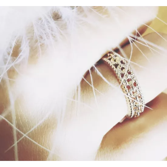 Bague Miss Bella Shaynna Plaqué or