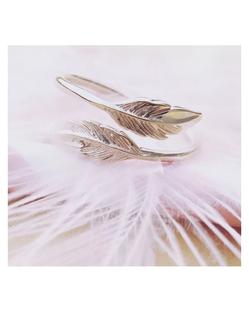 Bague Plumettes Plaqué or