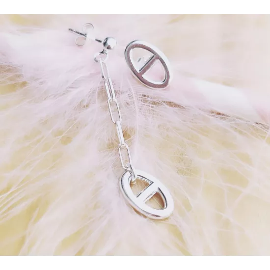 Boucles Marine Asymétriques