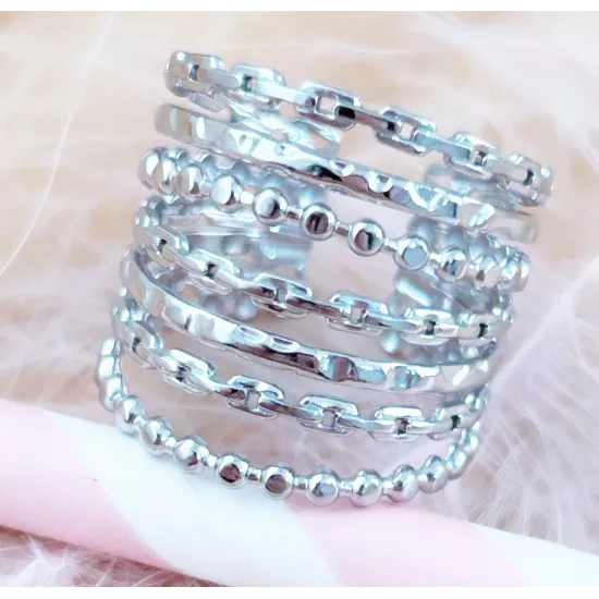 Bague Acier Diana