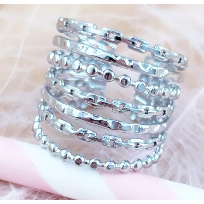 Bague Acier Diana