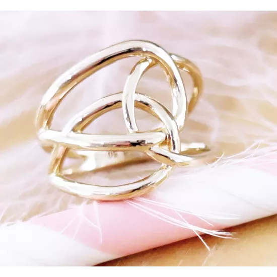 Bague Iris Plaqué or