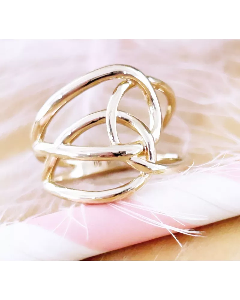 Bague Iris Plaqué or