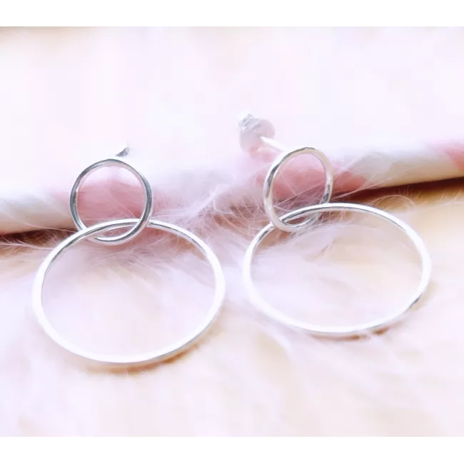 Boucles Double Cercle