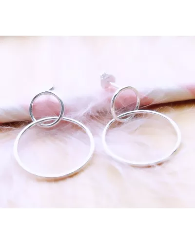 Boucles Double Cercle