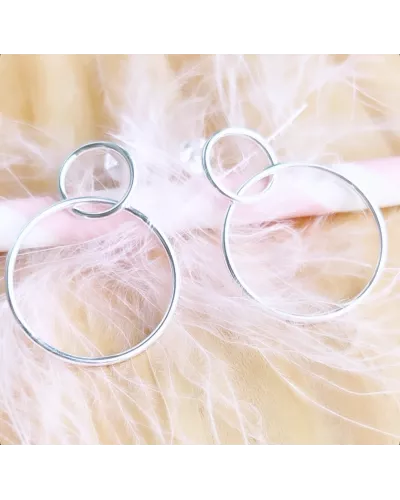 Boucles Double Cercle