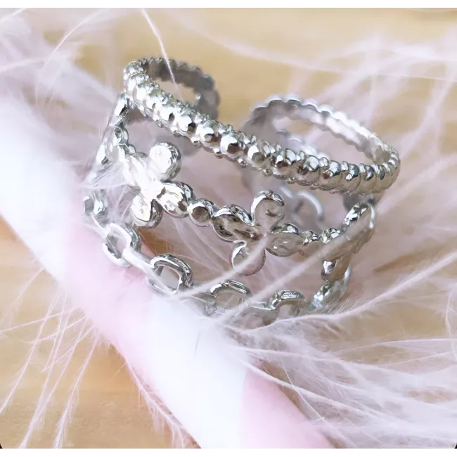 Bague Acier Carmen