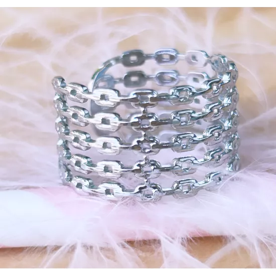 Bague Acier Capucine