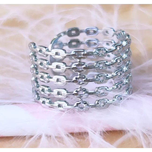 Bague Acier Capucine