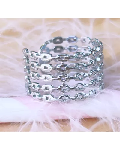 Bague Acier Capucine