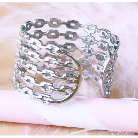 Bague Acier Capucine