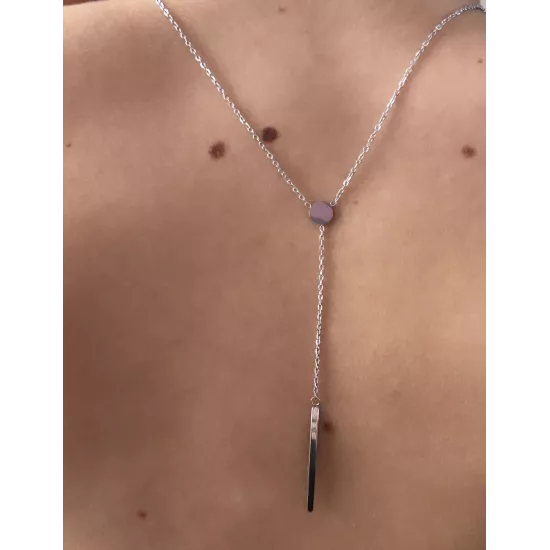 Collier acier Célia