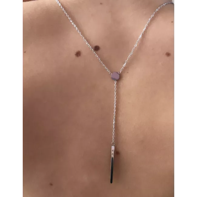 Collier acier Célia