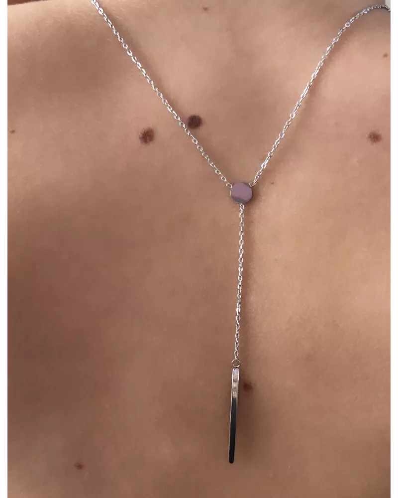 Collier acier Célia