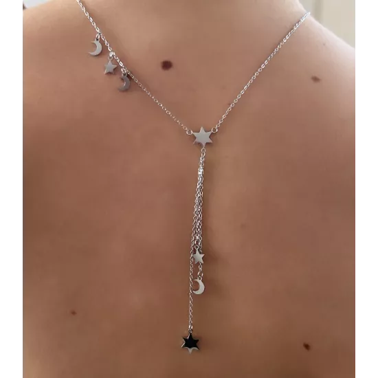 Collier acier Starlette