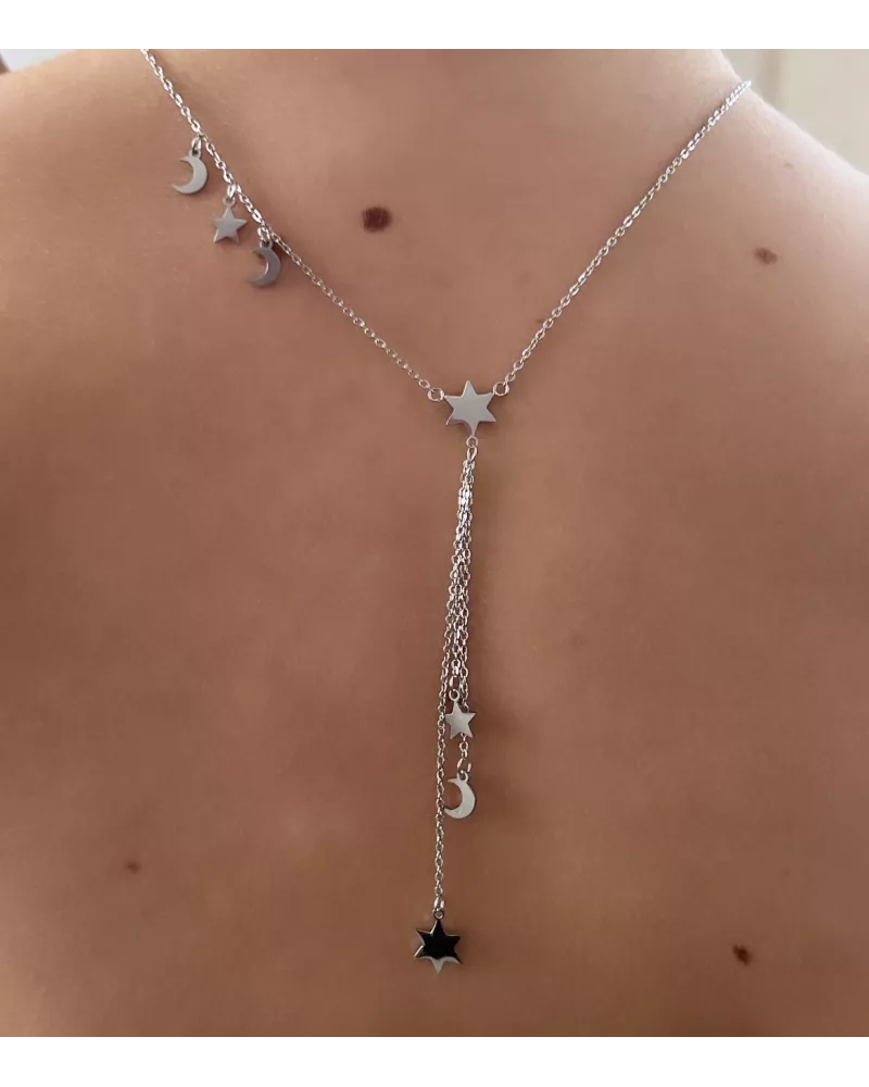 Collier acier Starlette