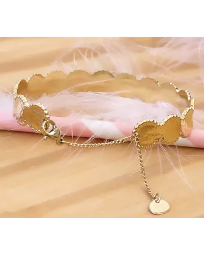 Jonc Acier doré Talia