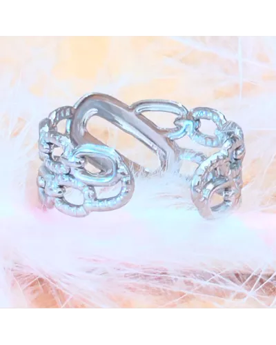 Bague Acier Odaya