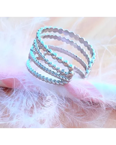 Bague Acier Tatiana