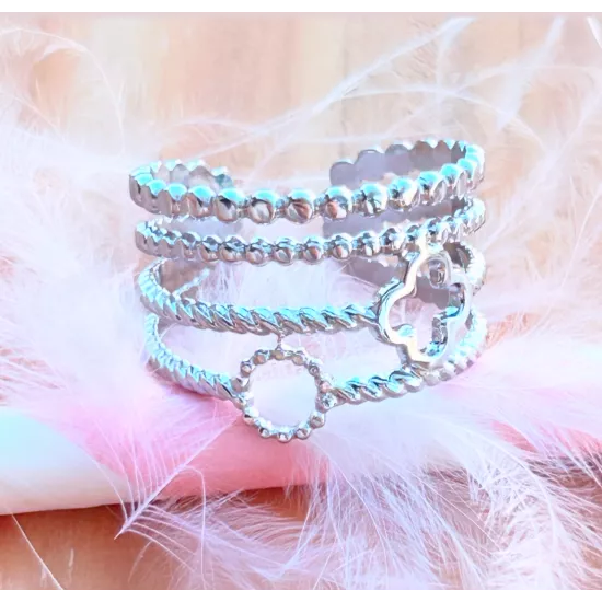 Bague Acier Tatiana