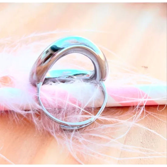 Bague Acier Rosinda