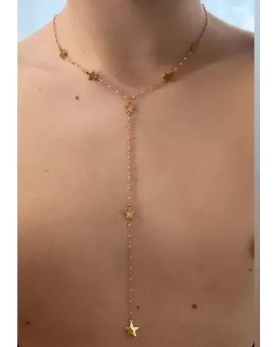 Collier acier doré Miss Lilou