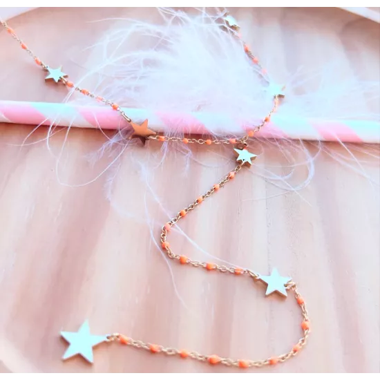 Collier acier doré Miss Lilou